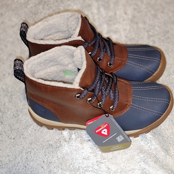 💕 💛NEW  Timberland Women’s Mt. Hayes (Medium: Size 5.5) Brown Boots - Picture 4 of 11